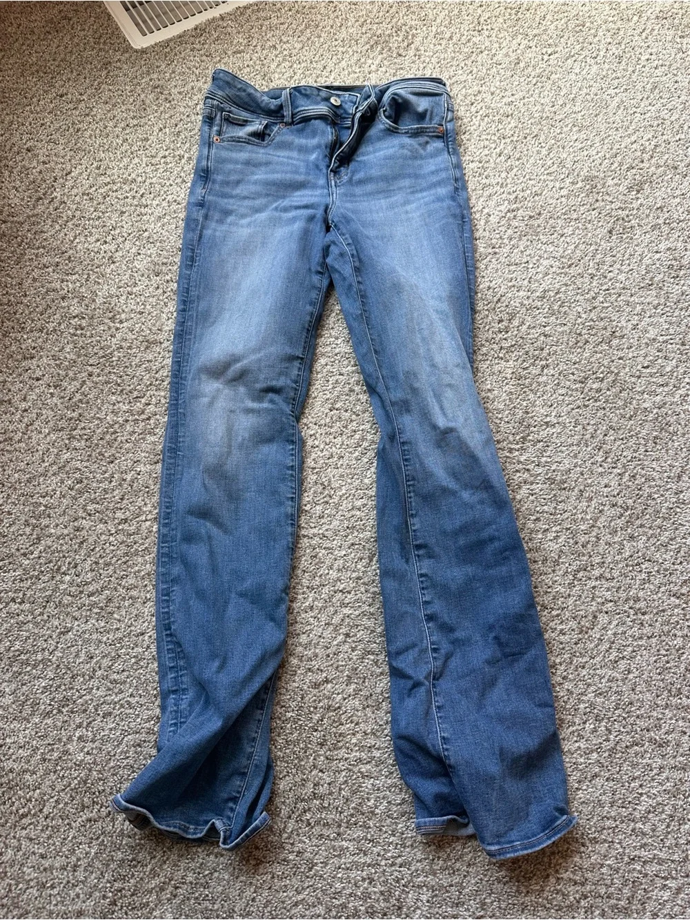 Classic Women's Blue Straight-Leg Jeans